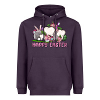 Happy Easter Teeth Heavyweight Hoodie | Teevron