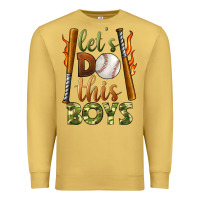 Antique Gold let's do this boys baseball Premium Sweatshirt - BundleAndBundleShop