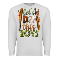 Dove Grey let's do this boys baseball Premium Sweatshirt - BundleAndBundleShop
