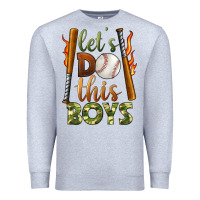Heather Grey let's do this boys baseball Premium Sweatshirt - BundleAndBundleShop