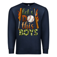 Navy let's do this boys baseball Premium Sweatshirt - BundleAndBundleShop