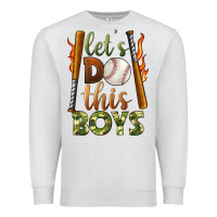 Oatmeal Heather let's do this boys baseball Premium Sweatshirt - BundleAndBundleShop