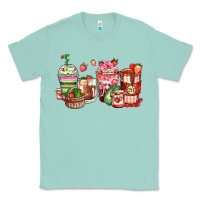 Seafoam strawberry farm fresh coffee cups Classic Tee - Zillion Design Studio