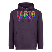 Plum lgbtq friendly Heavyweight Hoodie - HRA Design Shop