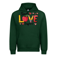 Forest Green teach love inspire Urban Hoodie - MaliasSmallBusiness