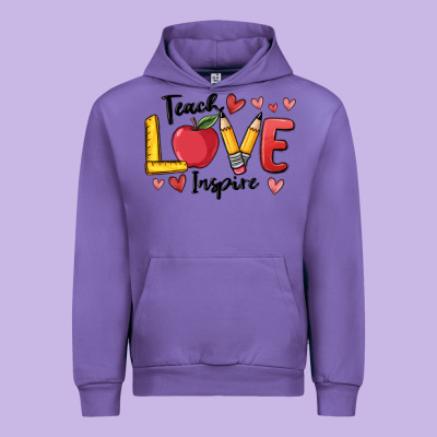 Teach Love Inspire Urban Hoodie Designed By Maliassmallbusiness