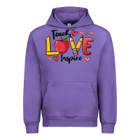 Tulip teach love inspire Urban Hoodie - MaliasSmallBusiness