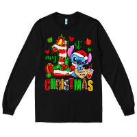Black my first christmas stitch Long Sleeve Tee - AdoDesignShop