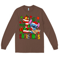 Chestnut my first christmas stitch Long Sleeve Tee - AdoDesignShop