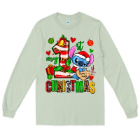 Matcha my first christmas stitch Long Sleeve Tee - AdoDesignShop