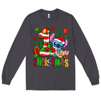 Smoke my first christmas stitch Long Sleeve Tee - AdoDesignShop