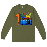 Army Green First Grade Long Sleeve Tee - RanaPortraitStore