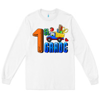 White First Grade Long Sleeve Tee - RanaPortraitStore