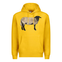 Lemon Suffolk Sheep Premium Hoodie - LillyAllenDesigns