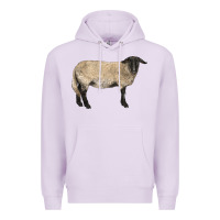 Lilac Suffolk Sheep Premium Hoodie - LillyAllenDesigns