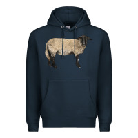 Navy Suffolk Sheep Premium Hoodie - LillyAllenDesigns