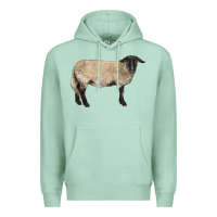 Seafoam Suffolk Sheep Premium Hoodie - LillyAllenDesigns