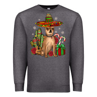 Charcoal Heather Chihuahua Christmas Premium Sweatshirt - JahusDesignShop