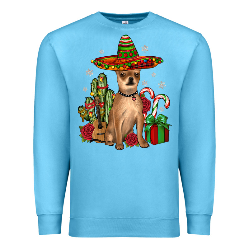 Chihuahua Christmas Premium Sweatshirt by JahusDesignShop | Teevron