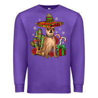 Purple Chihuahua Christmas Premium Sweatshirt - JahusDesignShop
