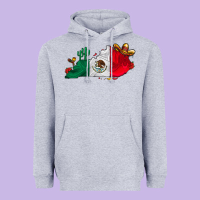 Mexica Kentucky Heavyweight Hoodie Designed By Cowhidedigitalart