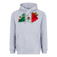 Heather Grey mexica kentucky Heavyweight Hoodie - CowhideDigitalArt