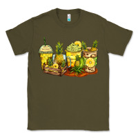 Army Green pineapple farm fresh coffee cups Classic Tee - Zillion Design Studio