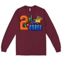 Burgundy Second Grade Long Sleeve Tee - RanaPortraitStore