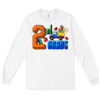 White Second Grade Long Sleeve Tee - RanaPortraitStore