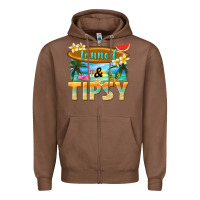 Chestnut tanned and tipsy Zipper Hoodie - texasbilliewilder