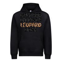 Black mascara leopard done Urban Hoodie - MaliasSmallBusiness