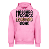 Fuchsia Pink mascara leopard done Urban Hoodie - MaliasSmallBusiness