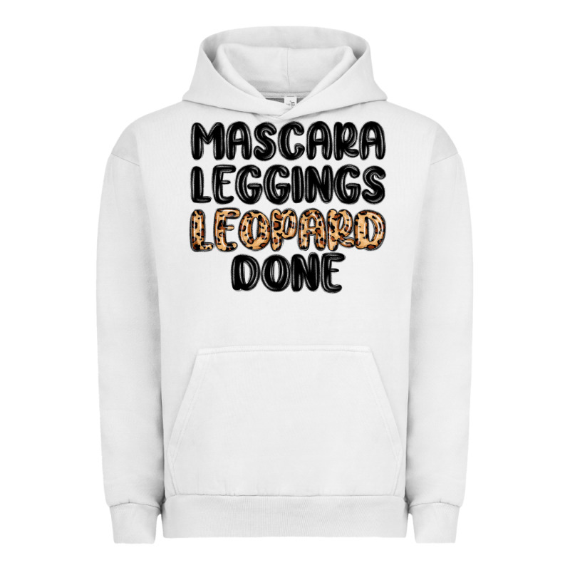 Mascara Leopard Done Urban Hoodie by MaliasSmallBusiness | Teevron