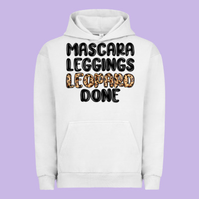Mascara Leopard Done Urban Hoodie Designed By Maliassmallbusiness