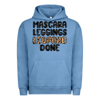 Pigment Pebble Blue mascara leopard done Urban Hoodie - MaliasSmallBusiness