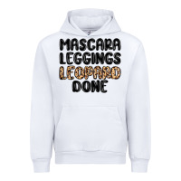 White mascara leopard done Urban Hoodie - MaliasSmallBusiness