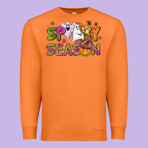 Spooky Season Premium Sweatshirt Designed By Adodesignshop