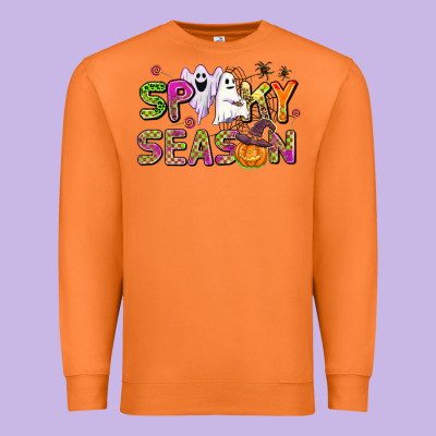 Spooky Season Premium Sweatshirt Designed By Adodesignshop