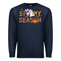 Navy spooky season Premium Sweatshirt - AdoDesignShop