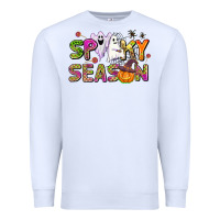 White spooky season Premium Sweatshirt - AdoDesignShop