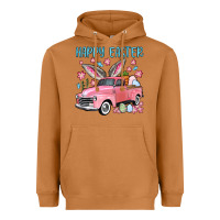 Meerkat Happy Easter truck Heavyweight Hoodie - OliviaCreatesArt