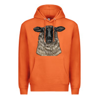 Carrot Suffolk Sheep Head Premium Hoodie - LillyAllenDesigns