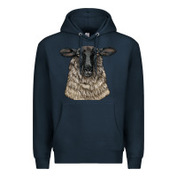 Navy Suffolk Sheep Head Premium Hoodie - LillyAllenDesigns