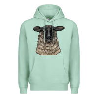 Seafoam Suffolk Sheep Head Premium Hoodie - LillyAllenDesigns