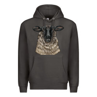 Smoke Suffolk Sheep Head Premium Hoodie - LillyAllenDesigns