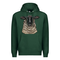 Sports Green Suffolk Sheep Head Premium Hoodie - LillyAllenDesigns