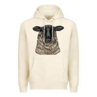 Tofu Suffolk Sheep Head Premium Hoodie - LillyAllenDesigns