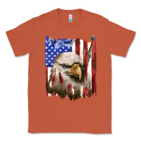 Copper usa flag with eagle head Classic Tee - texasbilliewilder