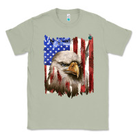 Matcha usa flag with eagle head Classic Tee - texasbilliewilder