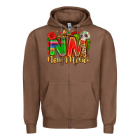 Chestnut new mexico Zipper Hoodie - Zillion Design Studio